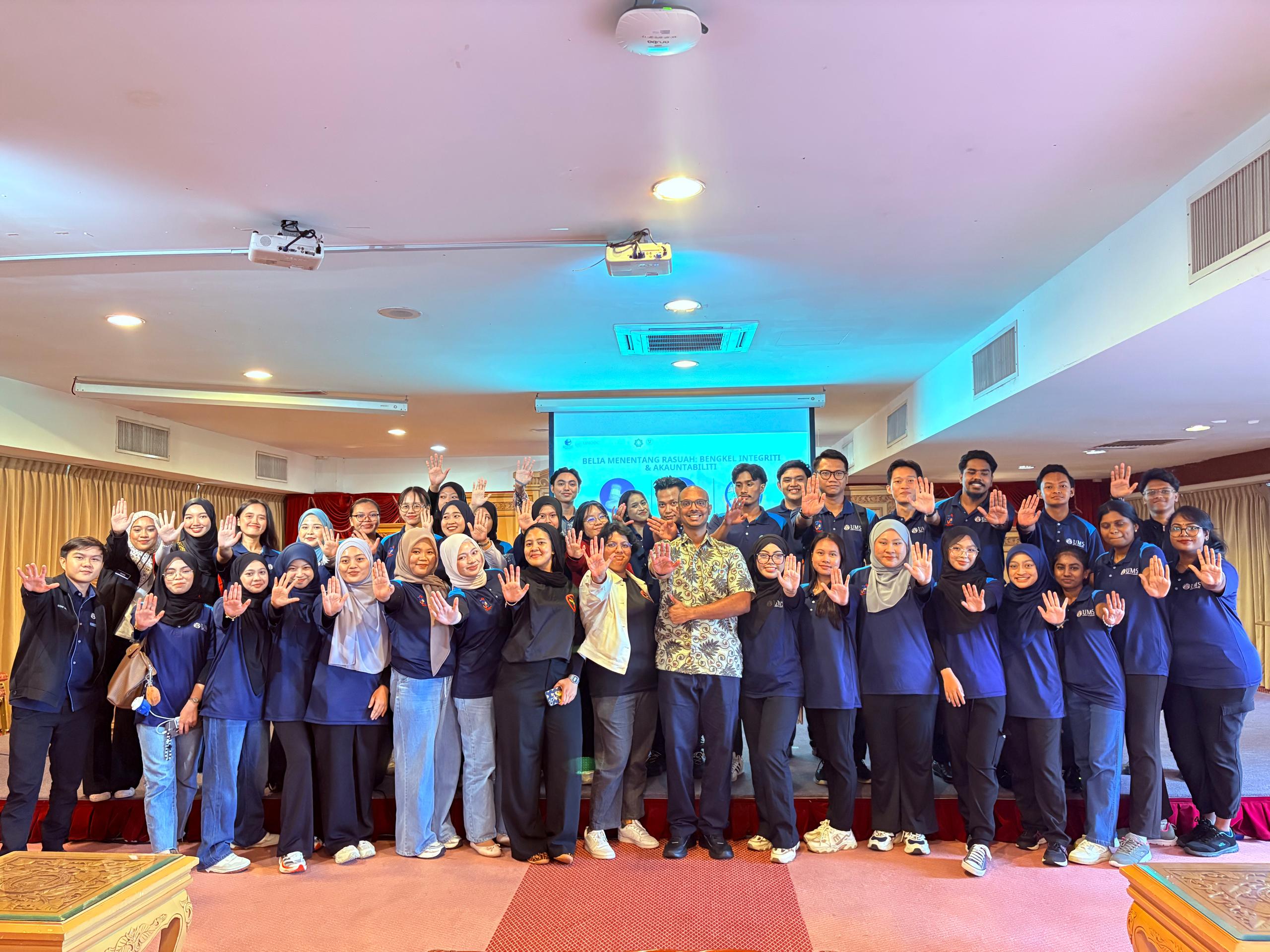 Youth Against Corruption: A Workshop on Integrity and Accountability series in Kota Kinabalu, Sabah.