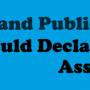 Declaration of Assets Declaration of Assets