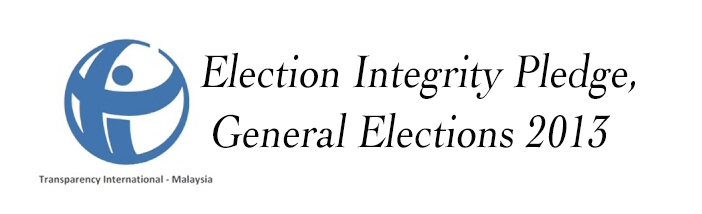 Launch of Election Integrity Pledge for the 13th General Election