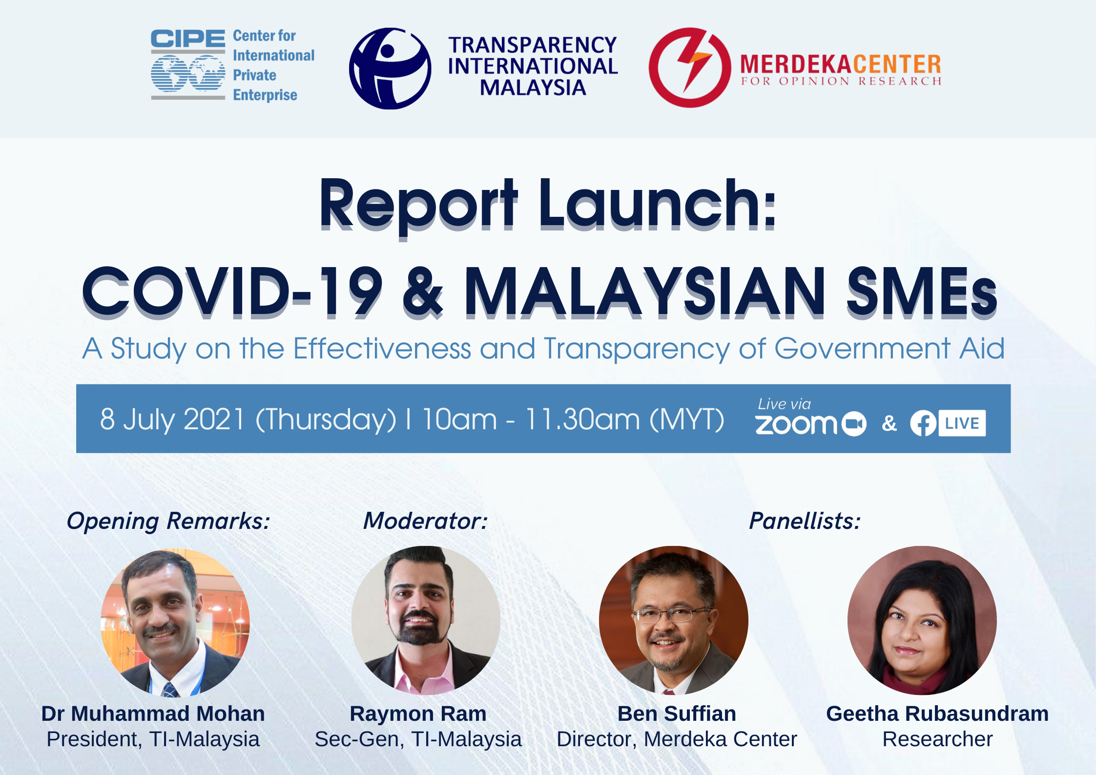 Report Launch on COVID-19 and SMEs