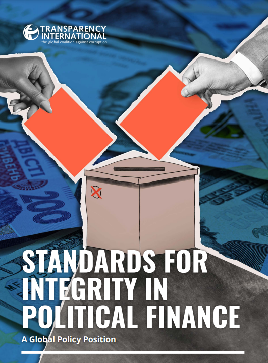 Transparency International unveils bold new standards to make money in politics cleaner and fairer worldwide